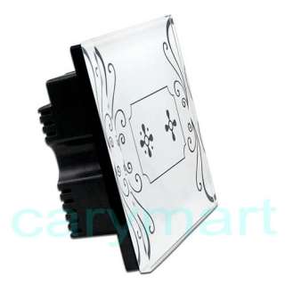 Gang Wireless Remote Control Wall Plate Light Switch  