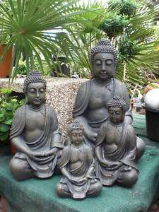 Buddha Statue bis Höhe 70cm Kunstharz Garten Deko   NEU  