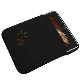 Black Neoprene Soft Notebook Sleeve Case Cover For iPad 2 wi fi 16GB 