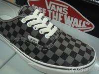 VANS AUTHENTIC GRAY/BLACK CHECKERBOARD MENS ALL SIZES  
