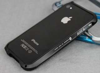 New Deluxe Aluminum Metal Bumper Case For iPhone 4 4G 4S + Screen 