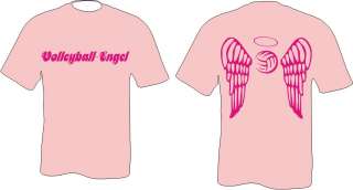 Shirt pink Volleyball   Engel neon pink  