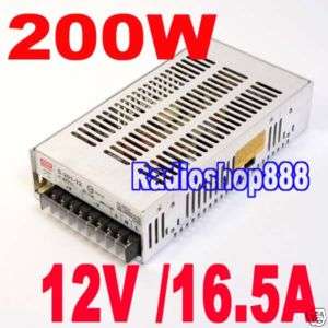 Super Stable Power supply unit 200W output DC12V 16.5A  