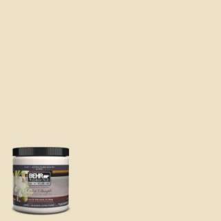 BEHR Ultra 8 oz. Cream Silk Interior/Exterior Paint Tester # 370E 2 