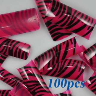   Roseo Stripes Style False French Acrylic Nail Art Tips NEW  