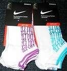 Nike No Show Low Cut Performance Cotton Womens 6 10 Assorted Socks 3 