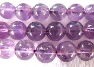 Natural10mm Purple Amethyst Round Beads 15  