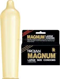 Trojan Magnum Lubricated Condoms, 3 pack  