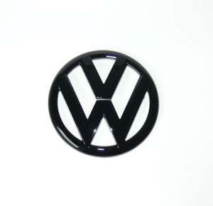 VW Zeichen Emblem SCHWARZ Golf 6 VI  HECK   