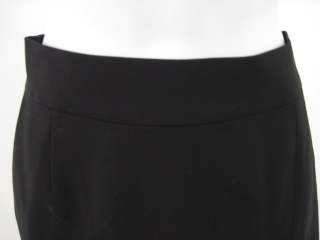 DKNY Black Wool A line Mini Skirt Size 10  