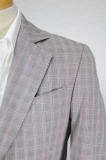 Authentic $1525 Just Cavalli Plaid Suit US 40 EU 50  