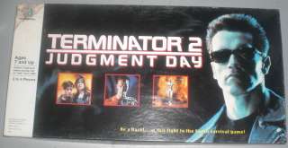Terminator 2 Judgement Day Board Game Vintage Arnold  
