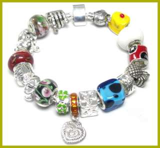 Murano Glass Beads Bracelet SLNO.247  