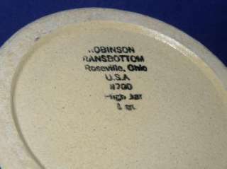 Robinson Ransbottom #700 High Jar Spongeware Blue 41B  