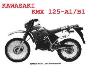 Werkstatthandbuch Kawasaki KMX125 A1/B1 in Niedersachsen   Friedeburg 