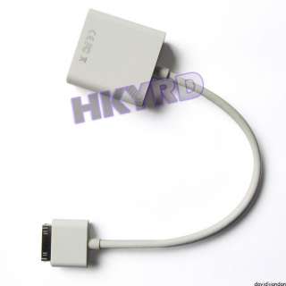   Connector to HDMI Adapter Cable For iPad iPhone 4G iPod Touch HDTV TV