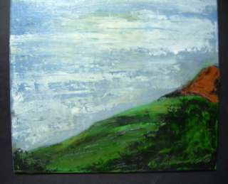   ORIGINAL fine ART oil painting LANDSCAPE hills VENTURA CA signed ooak