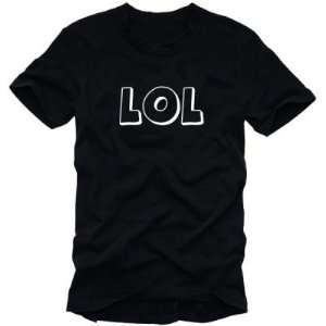 Coole Fun T Shirts LOL t shirt gamer laughing out loud , schwarz 