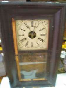 Antique Thirty Hour Wall Clock, Wm. L. Gilbert, Winsted Conn. 1869 