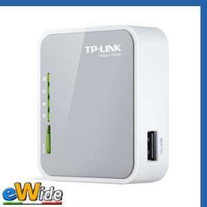 TP LINK TL MR3020 3G/3.75G UMTS / HSPA Wireless N Router Portatile 