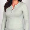   of the classic thermal henley shirt from american apparel is designed