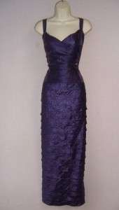 JESSICA HOWARD Purple Shutter Pleat Formal Gown dress & Jacket 16 NWT 