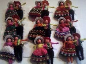 Worry Doll / Trouble Doll Pins  