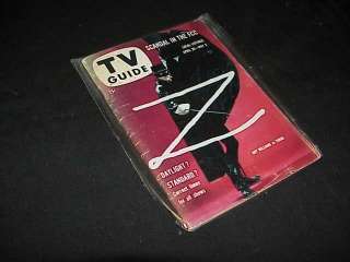 TV GUIDE 4 26 58 Guy Williams as ZORRO 1956  
