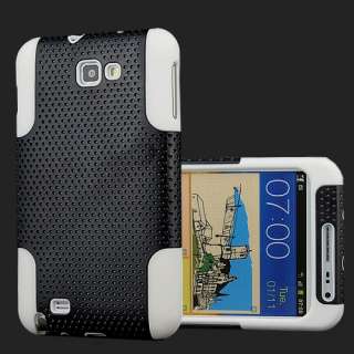 Mesh Silicone Case with Screen Protector for Samsung Galaxy Note i9220 
