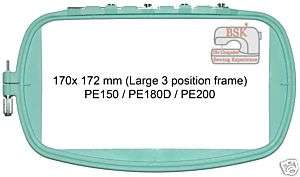 EF33 Large Brother Embroidery Machine Hoop PE150 180  