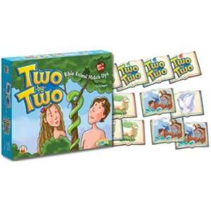  Carson Dellosa Publishing   Two By Two Bible Animal Match 