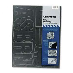  Chartpak® Press On Vinyl Letters & Numbers LETTERS,VNYL 