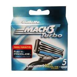 GILLETTE MACH3 TURBO BLADES EXTRA VALUE PACK   PLUS FREE FUSION 