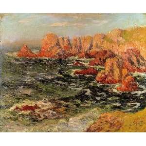   painting name The Breton Coast 1, by Moret Henri