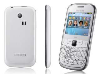 BRAND NEW SAMSUNG CH@T S335 WHITE MOBILE PHONE UNLOCKED  