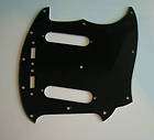 mustang pickguard 3ply black fits fender new from netherlands £