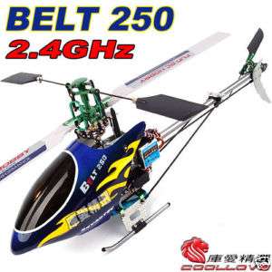   Belt250 05 2 RTF radiocommande rc helicoptere /2.4G 7CH