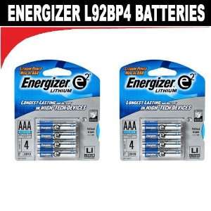  Energizer L92BP4 Battery Lithium 4 AAA Photo Battery (Two 