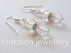 Earrings 925 Sterling Silver Made With Swarovski Crystal Ab Elements 