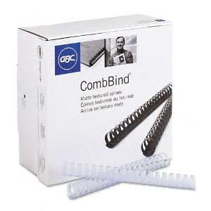  GBC  CombBind Premium Matte Spines, 1 200 Sheet Capacity 