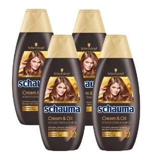 Schwarzkopf Schauma Intensiv Creme  Shampoo Cream und Oil , 4er Pack 