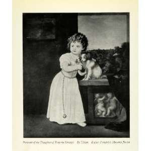 1932 Print Titian Portrait Clarissa Strozzi Child Girl Dress Costume 