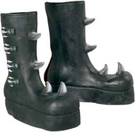Boot Covers Gothic Spike Mens (Accessories)