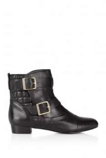 House Of Harlow 1960  Jackson Buckle Flat Ankle Boot by House of 