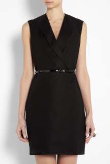 Phillip Lim  Black Sleeveless Dress With Inserted Lapel by 3.1 