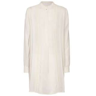    Chloé   PINTUCK AND LACE LONG SILK BLOUSE   Luxury 