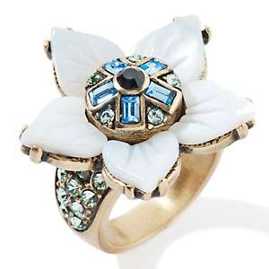 Heidi Daus La Fleur Extraordinaire Crystal Accented Ring 