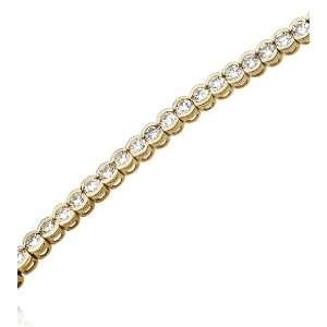  Diamond Bracelet in 14 Karat Yellow Gold Jewelry