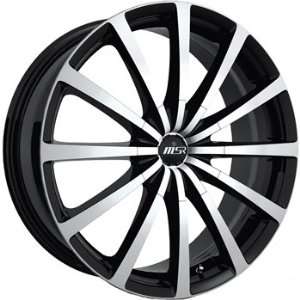 MSR 42 20x7.5 Black Wheel / Rim 5x100 & 5x4.5 with a 40mm Offset and a 