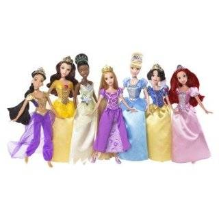Disney Princess Ultimate Doll Collection Rapunzel Tiana Jasmine Belle 